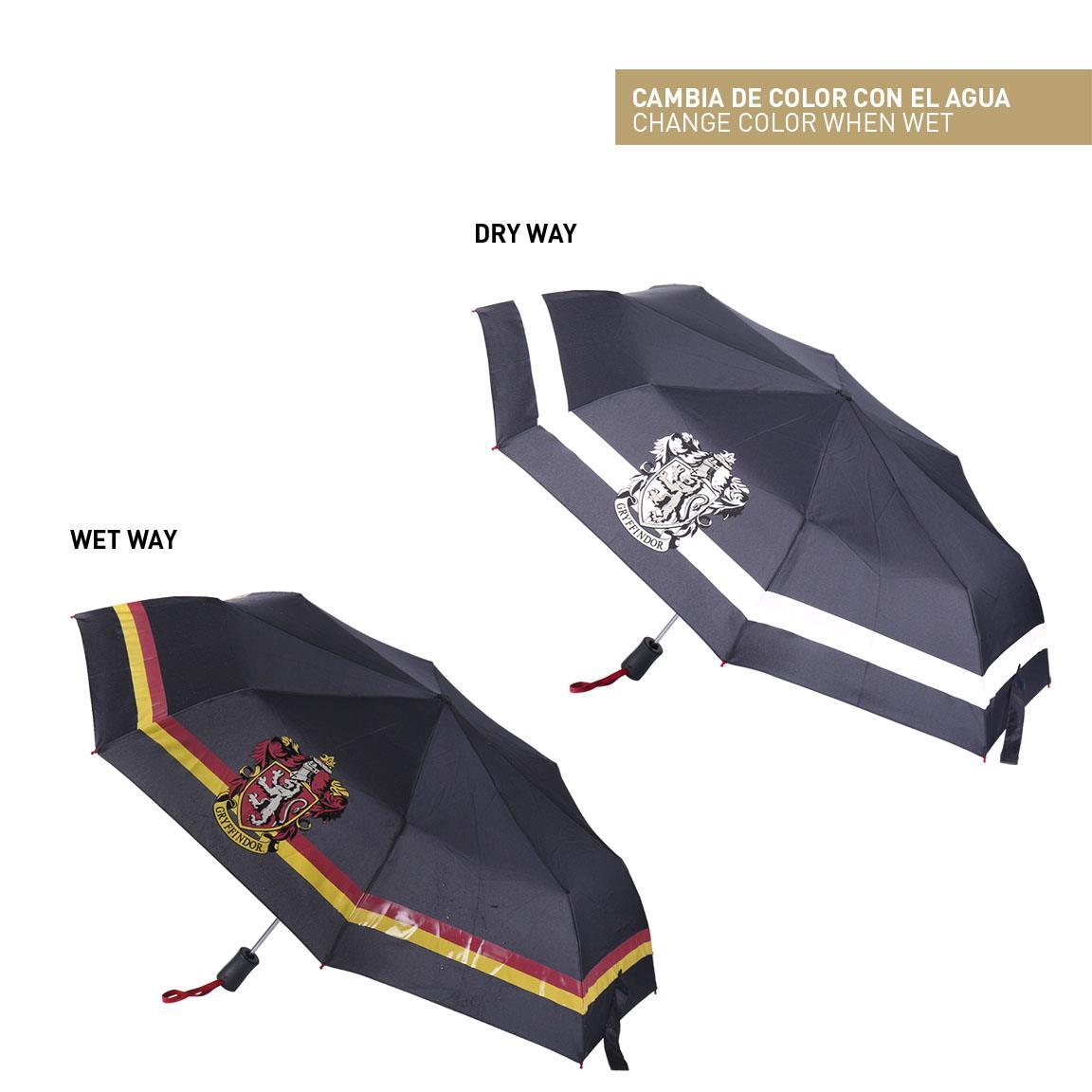 Harry Potter Automatic Color Changing Umbrellas BLACK - 53CM | UNISEX PIG