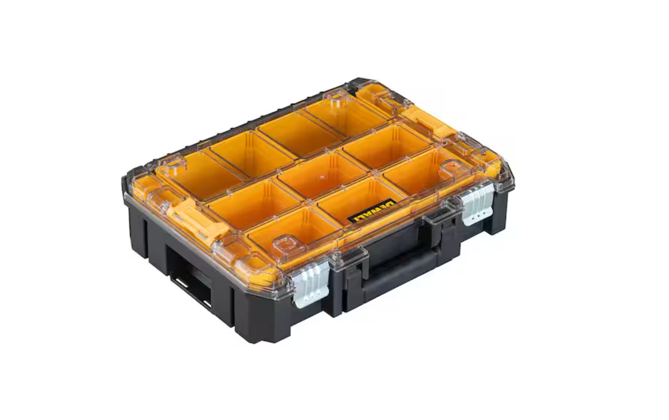 New ! TSTAK V 7 in. Stackable 9-Compartment Small Parts & Tool Storage Organizer