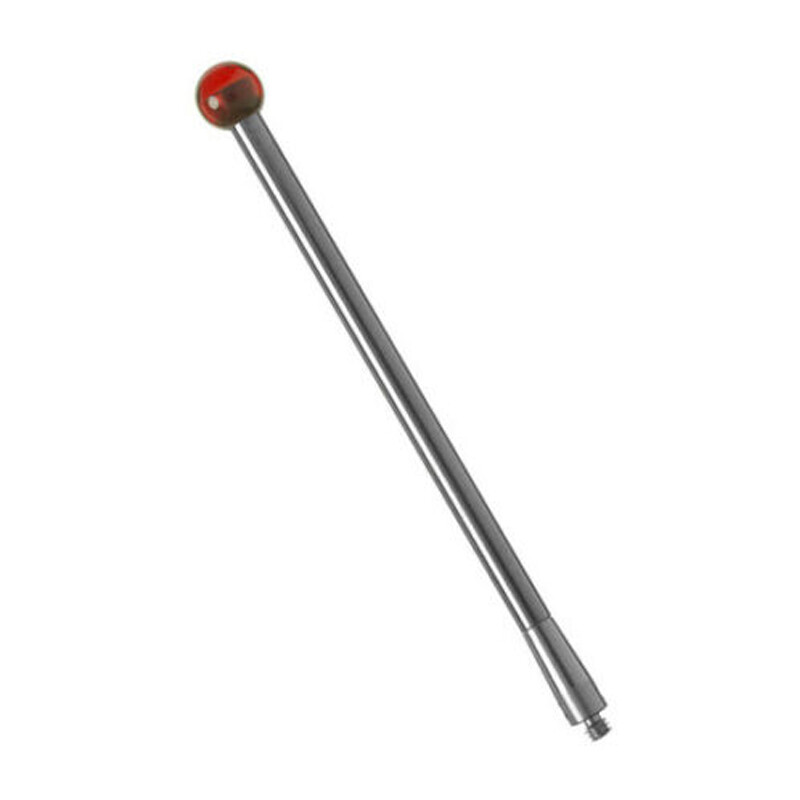 CMM Styli M2 Thread 5.0mm Ruby Ball Tungsten Carbide Shaft L50mm for A-5003-0049