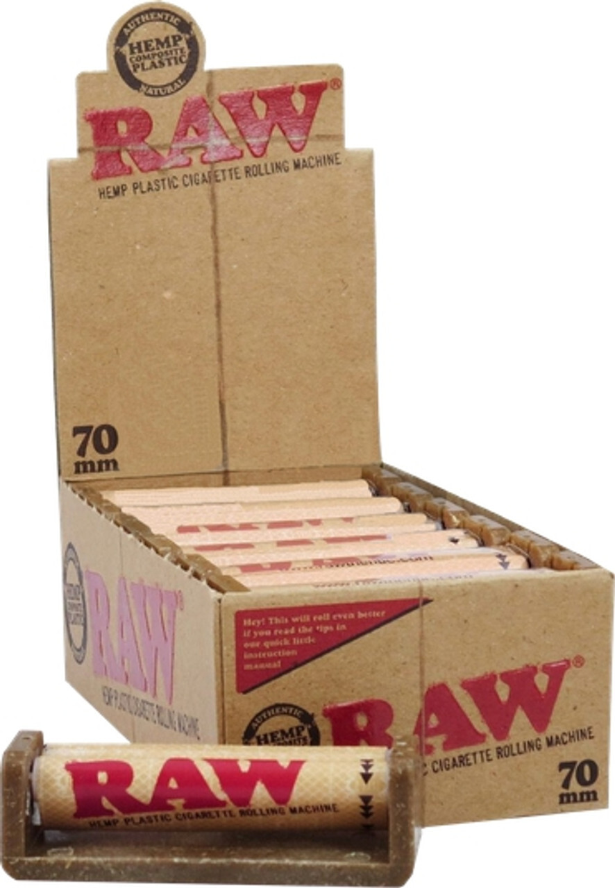 RAW 70mm Rolling Machine – Retail Display Box of 12 Rollers