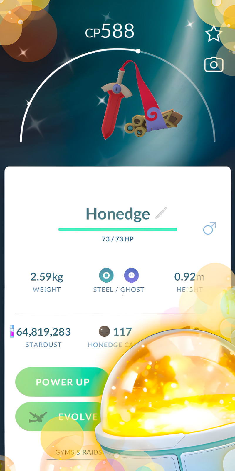 Shiny Honedge + Lucky Trinket | Pokemon Tr-de Go ✨