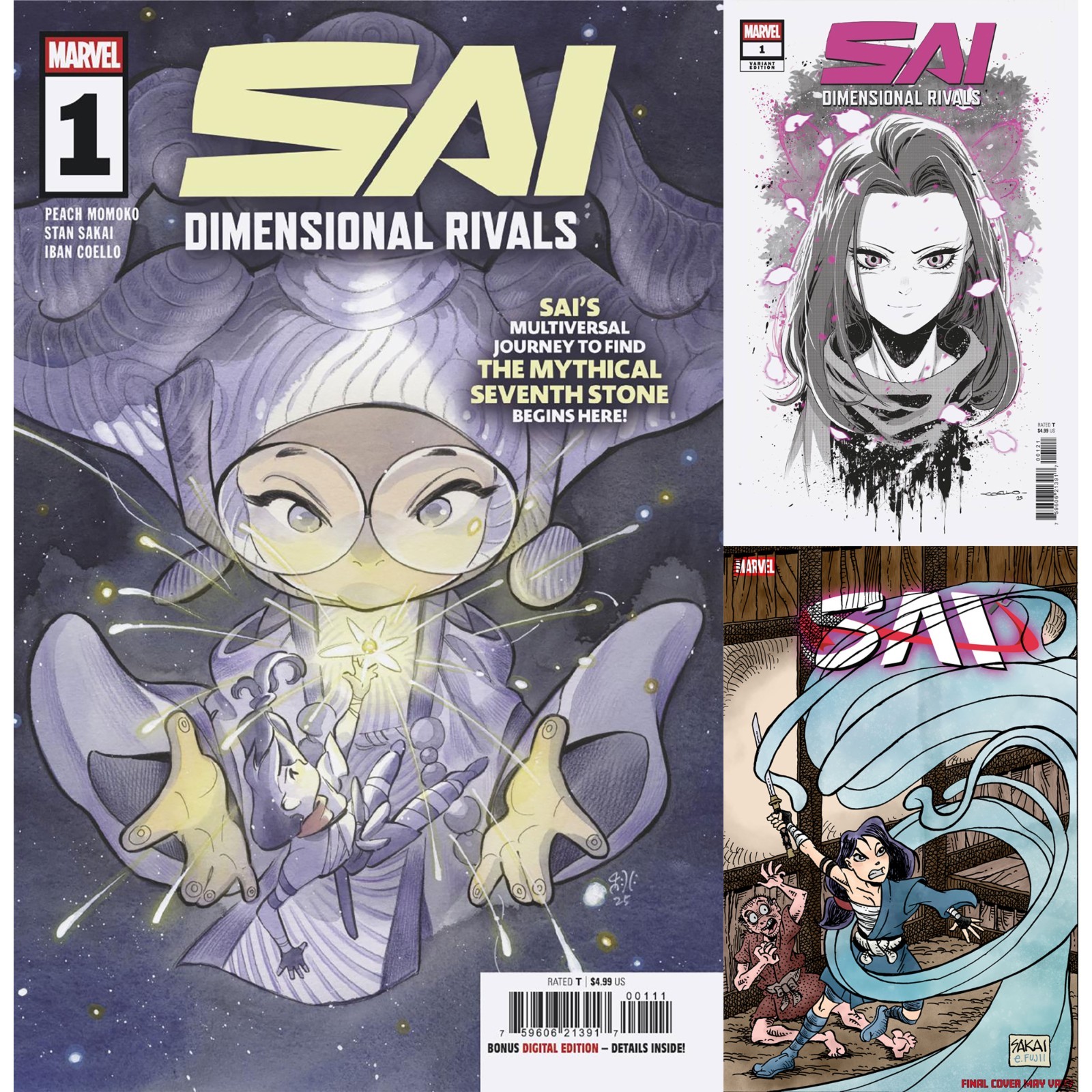 Sai: Dimensional Rivals (2026) #1 2 3 4 5 Marvel Comics COVER SELECT