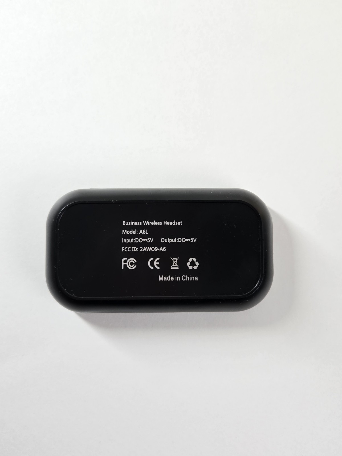 EKVANBEL A6L Bluetooth Headset Wireless Earpiece with Charging Case