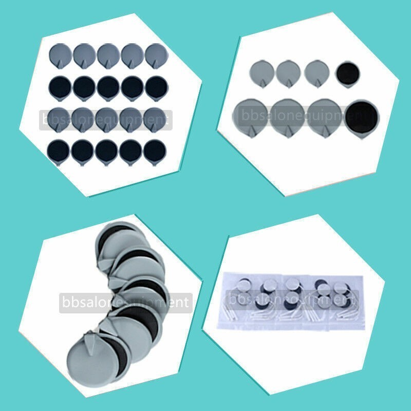 Round Rubber Reusable Replacement Electrode Pads For Microcurrent Slim Machine