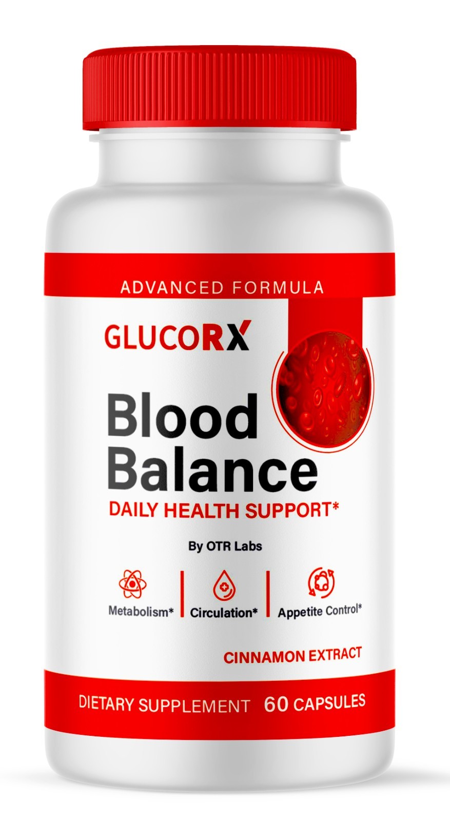 Glucorx Blood Balance, Gluco-RX Dietary Supplement for Metabolism & Daily Health