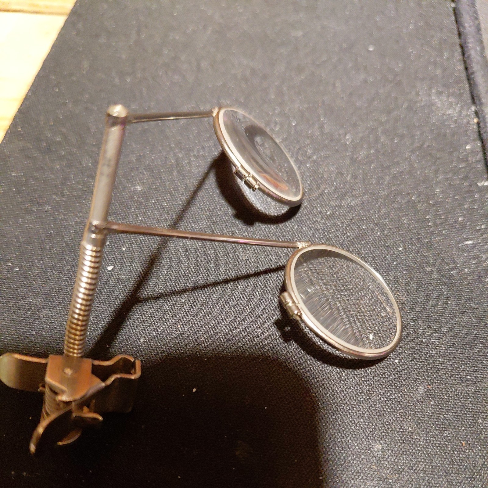 Vintage BEHR LOUPE Watchmakers Double Magnifier (MODEL 55) ~