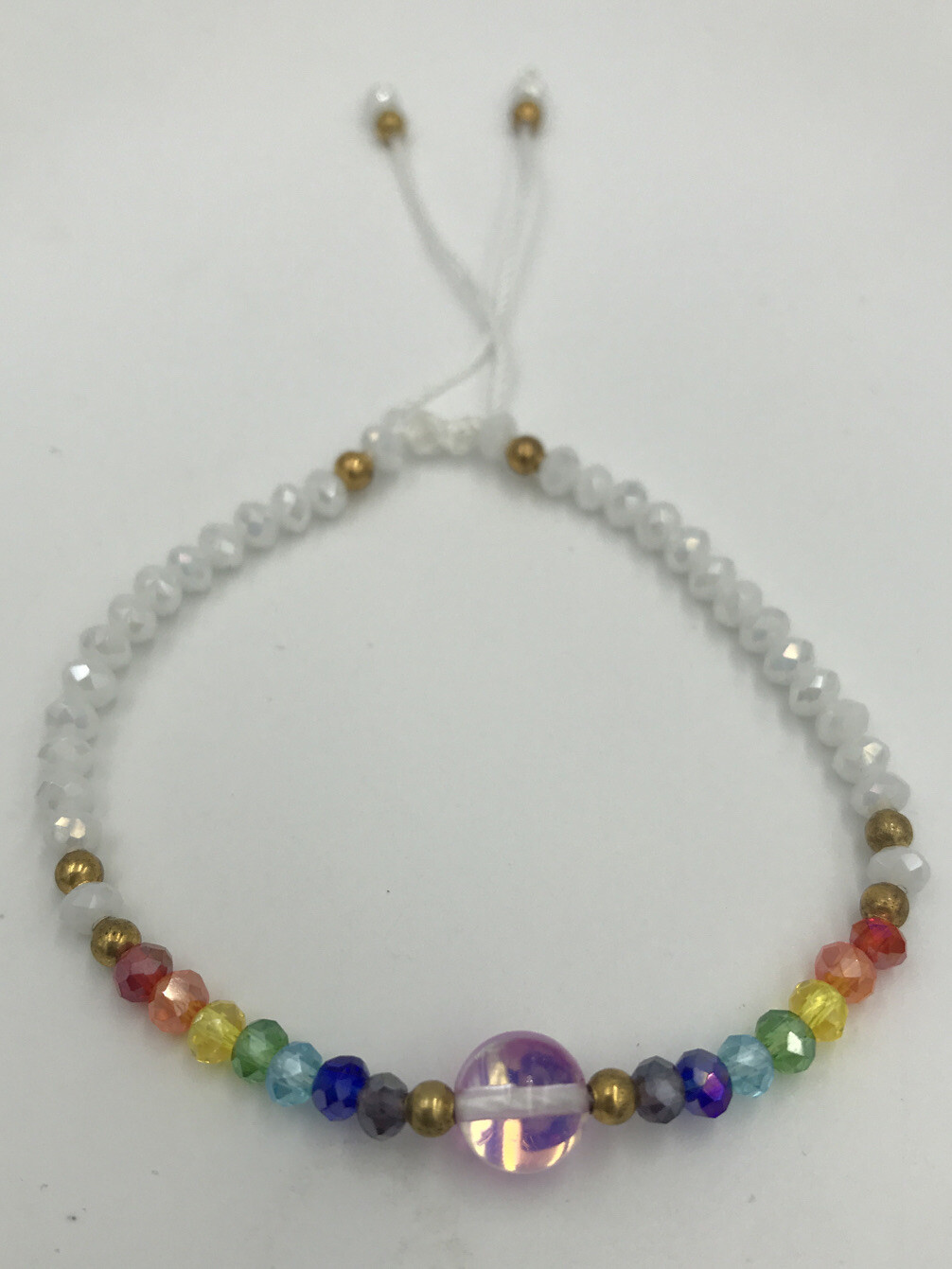 7Chakra~Bracelet~White