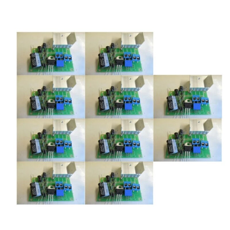 10pcs DIY KIT LM317 Adjustable Power Supply Board With Rectified AC DC Input