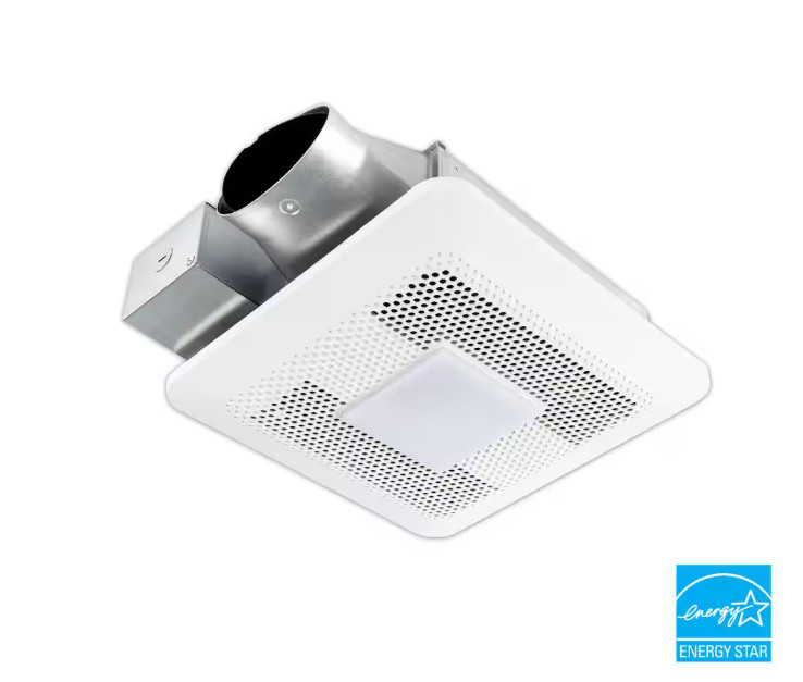 Panasonic WhisperThin LED Pick-A-Flow 80-100 CFM Ceiling/Wall Bathroom RG-T810LA