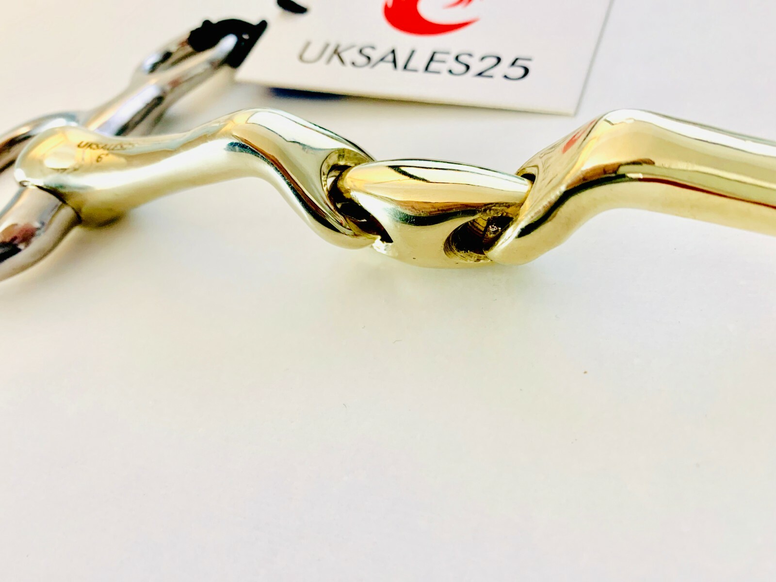 Hanging Cheek Snaffle Bit Connecting Angle (UKSALES25) Same Day Shipping