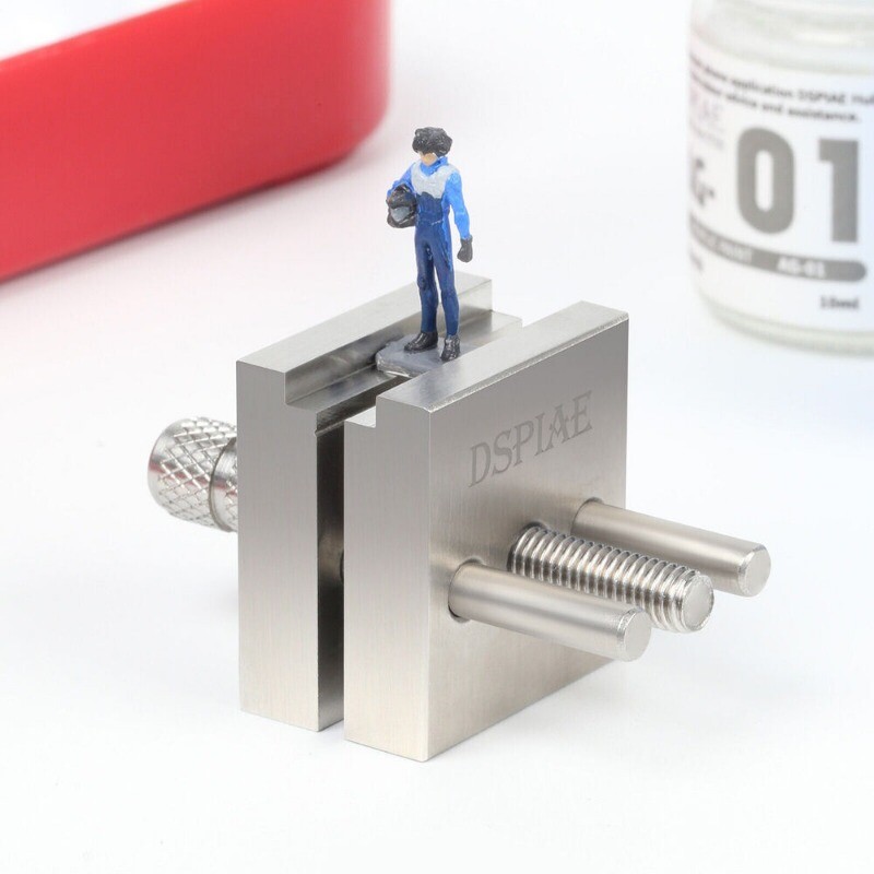 DSPIAE AT-MV Stainless Steel Precision Mini Vise for Model Tool SILVER