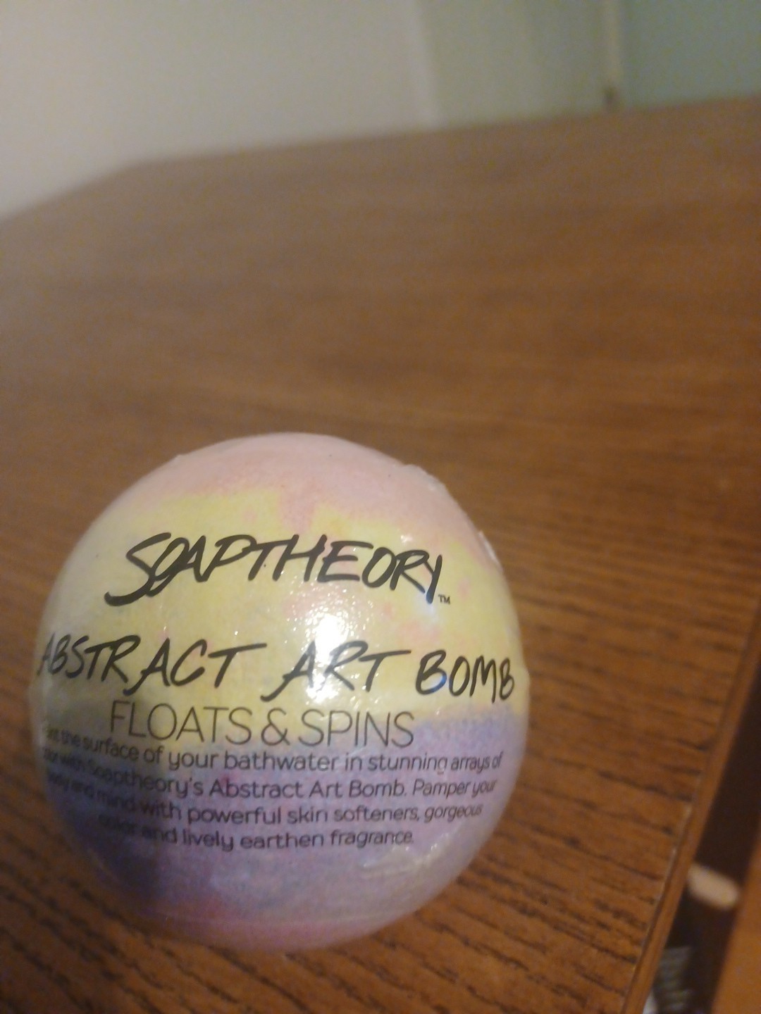 Bath Bomb Abstract Art Floats And Spins