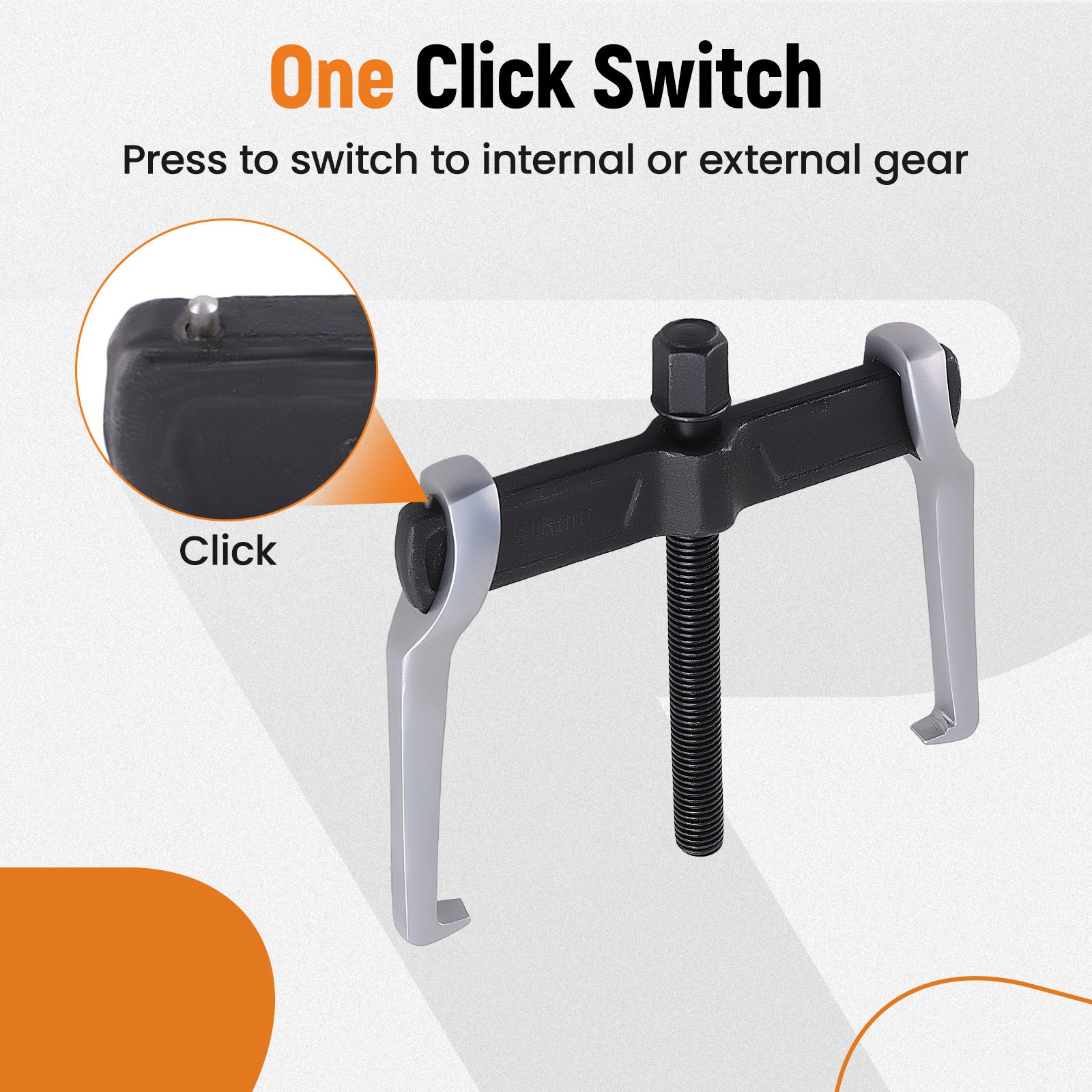 8 inch External Internal Pulling Two Claws Bearing Puller Adjust Strengthen US
