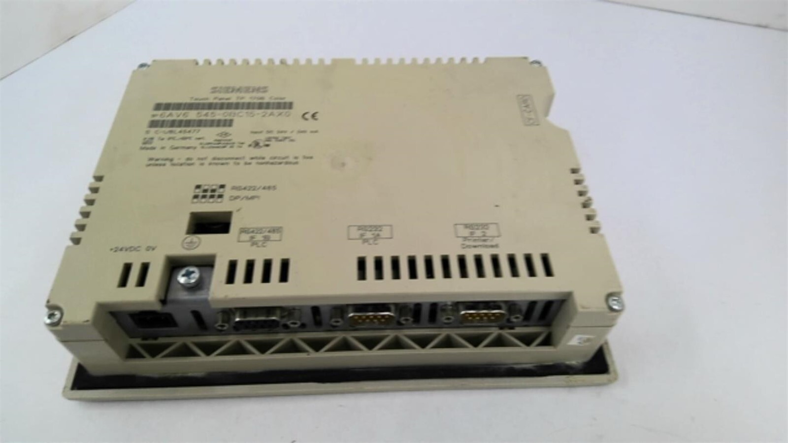 Siemens 6AV6 545-0BC15-2AX0 Touch Panel 170B Color