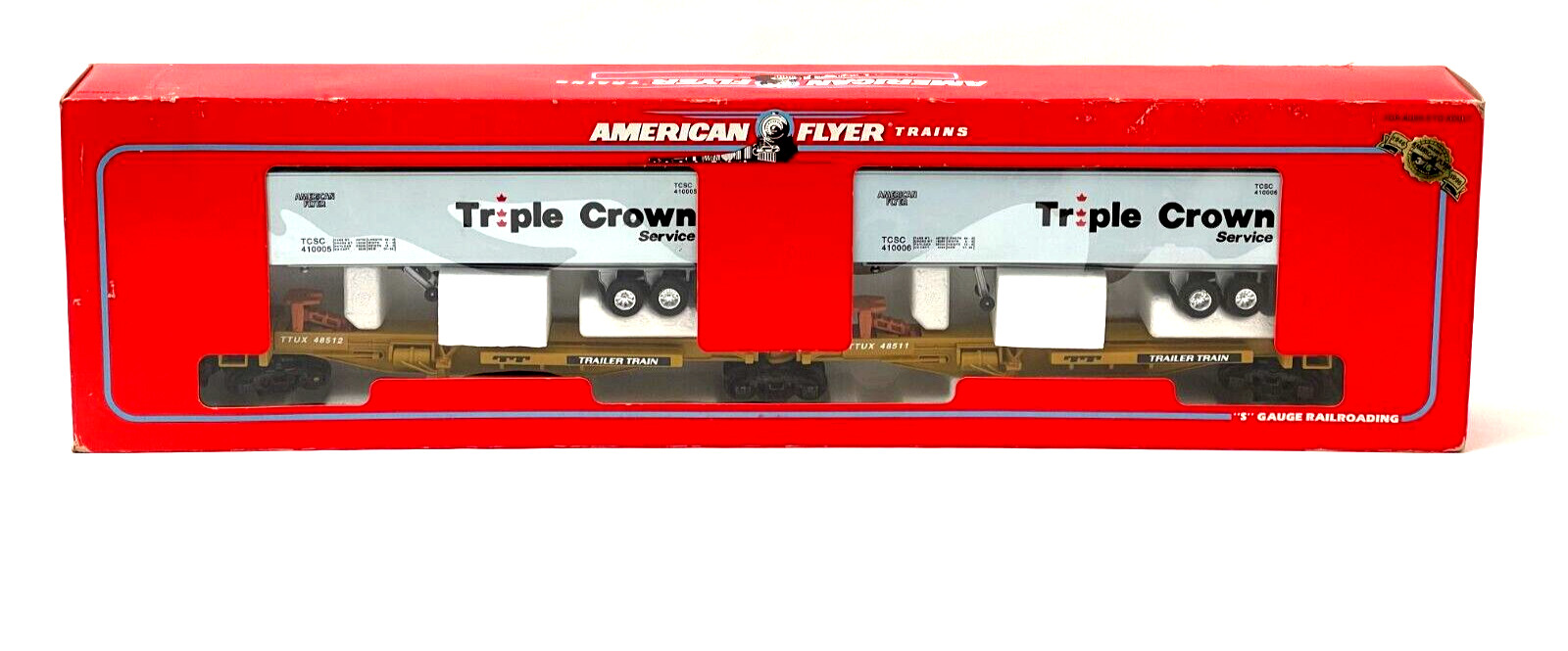 American Flyer Train Triple Crown Intermodal TTUX Die-Cast Truck 6-48511 S Gauge