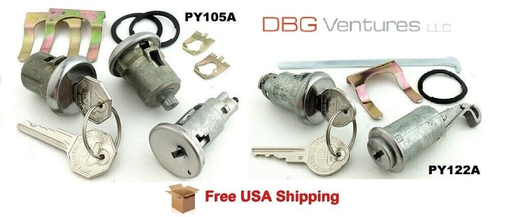 For 1968 Chevrolet Camaro Complete OE Style lock set with GM keys SHIPS FREE