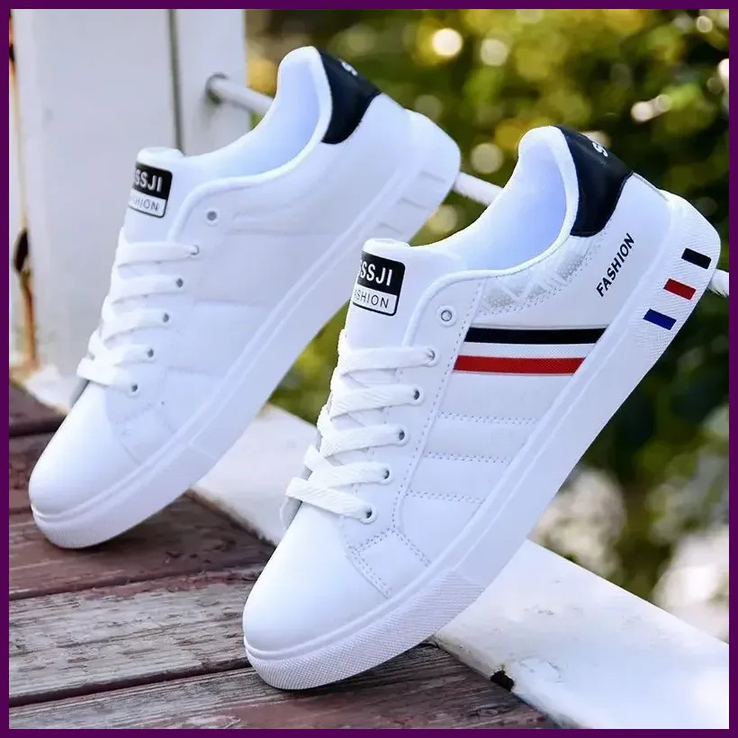 Men Sneakers Casual Shoes Men Flats Zapatillas Hombre Lightweight Pu Leather