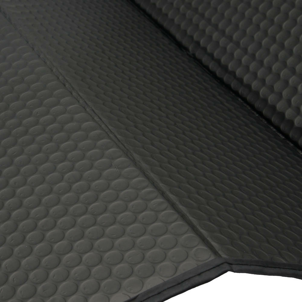 Motor Trend Standard Matte Black Reversible Auto Protective Foldable Sun Shade