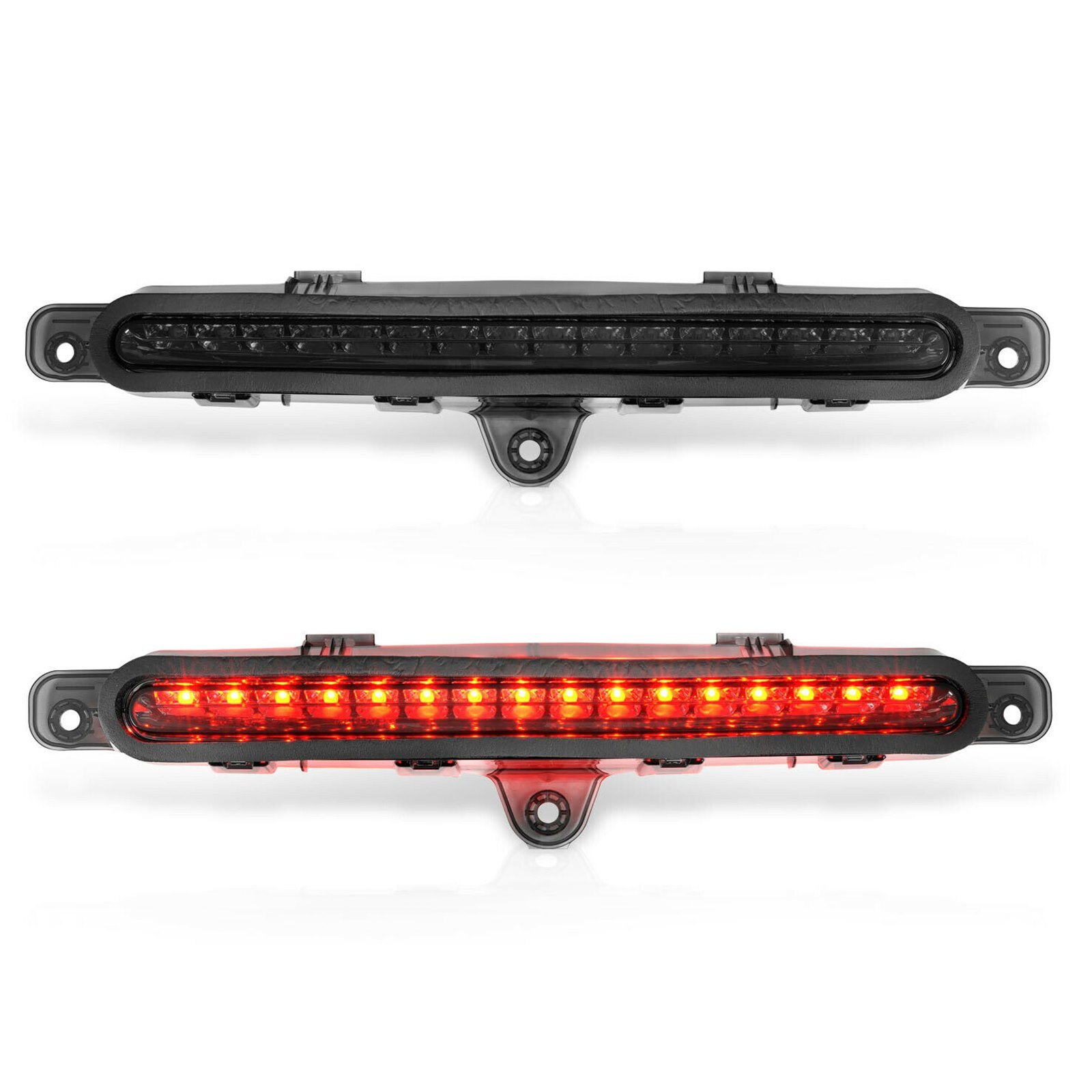 For 2010-2014 FORD MUSTANG Full LED 3RD Third BRAKE LIGHT SMOKE