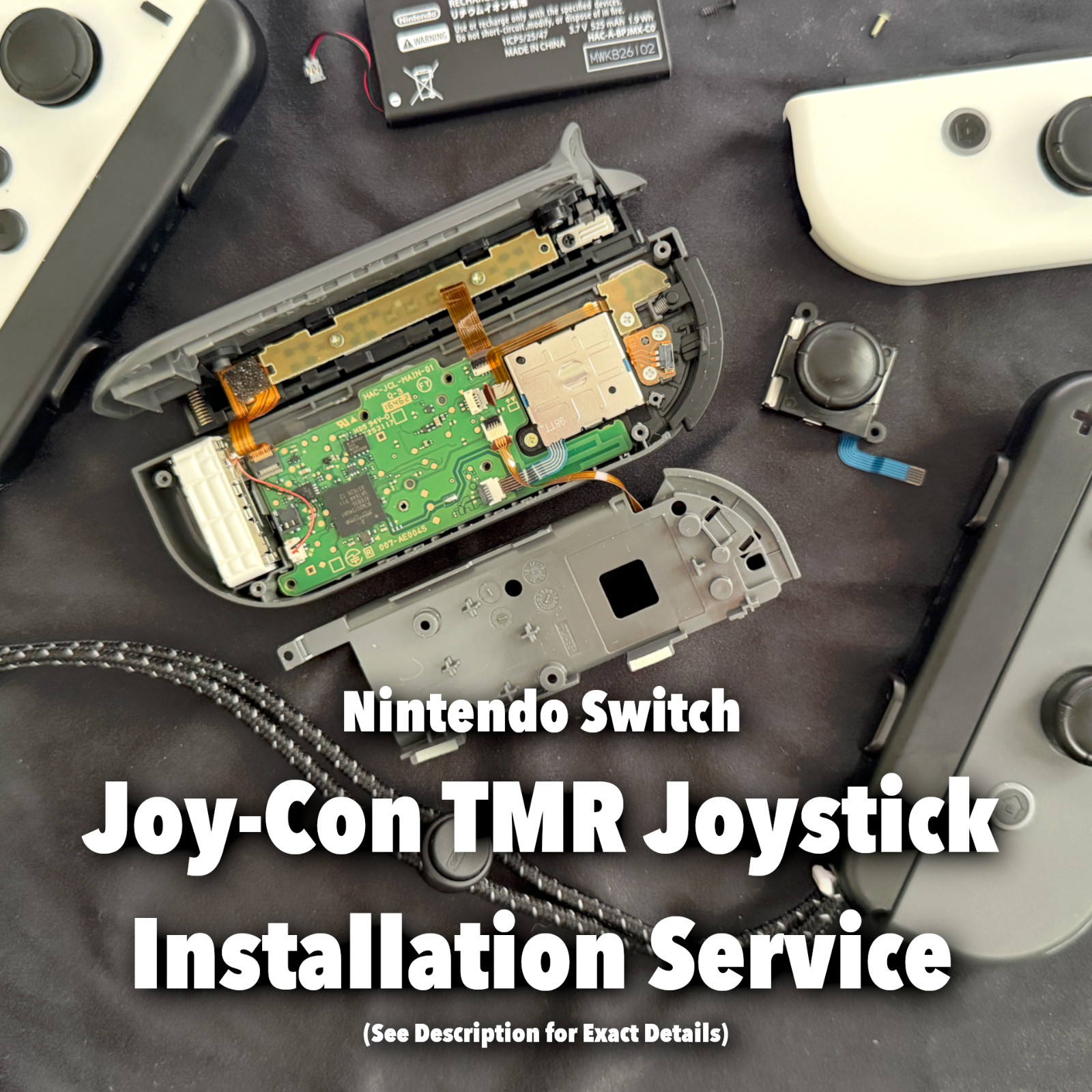 Nintendo Switch Joy-Con TMR Joystick Installation Service, Fix Stick Drift