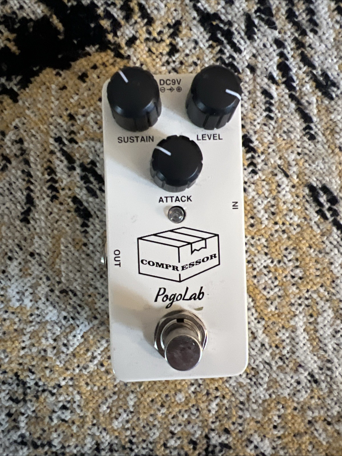 POGOLAB Analog Compressor Guitar Effect Pedal Noise Suppression, True Bypass