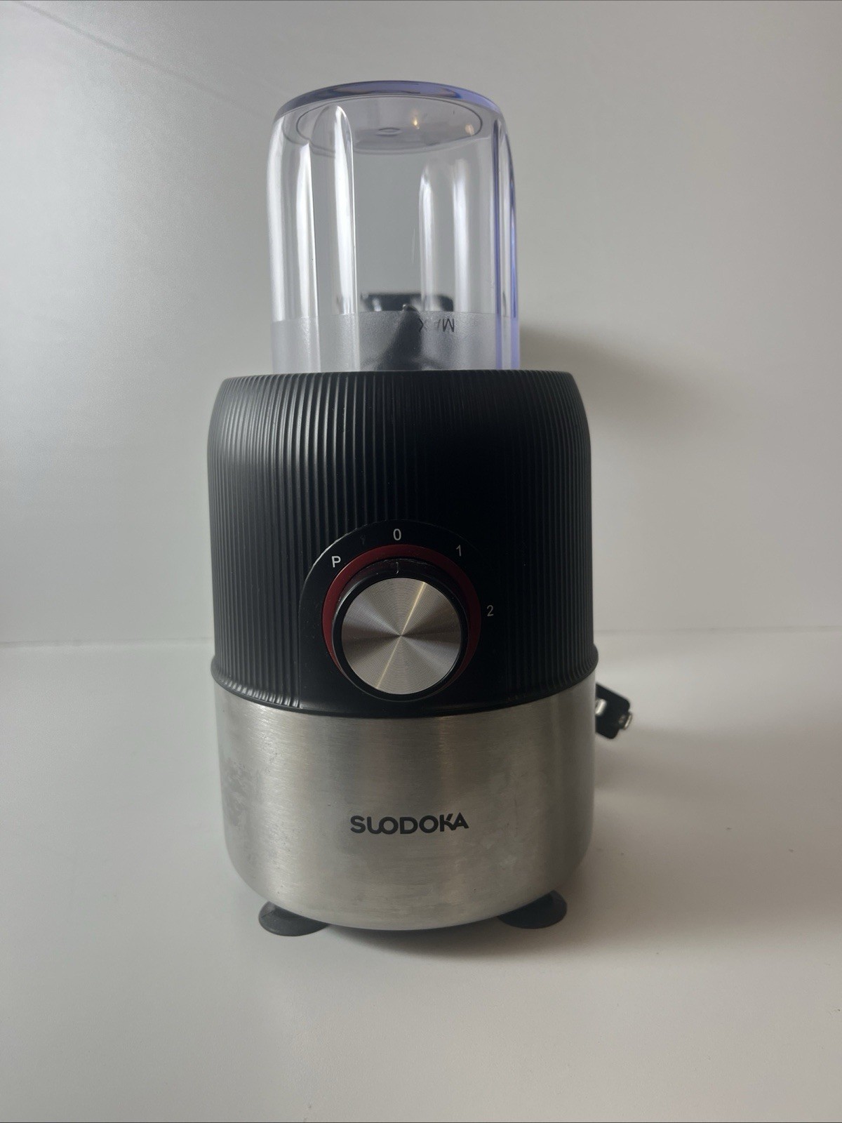 SLODOKA BL003 Personal Blender 500W Smoothie Maker w/ Cups Black Stainless