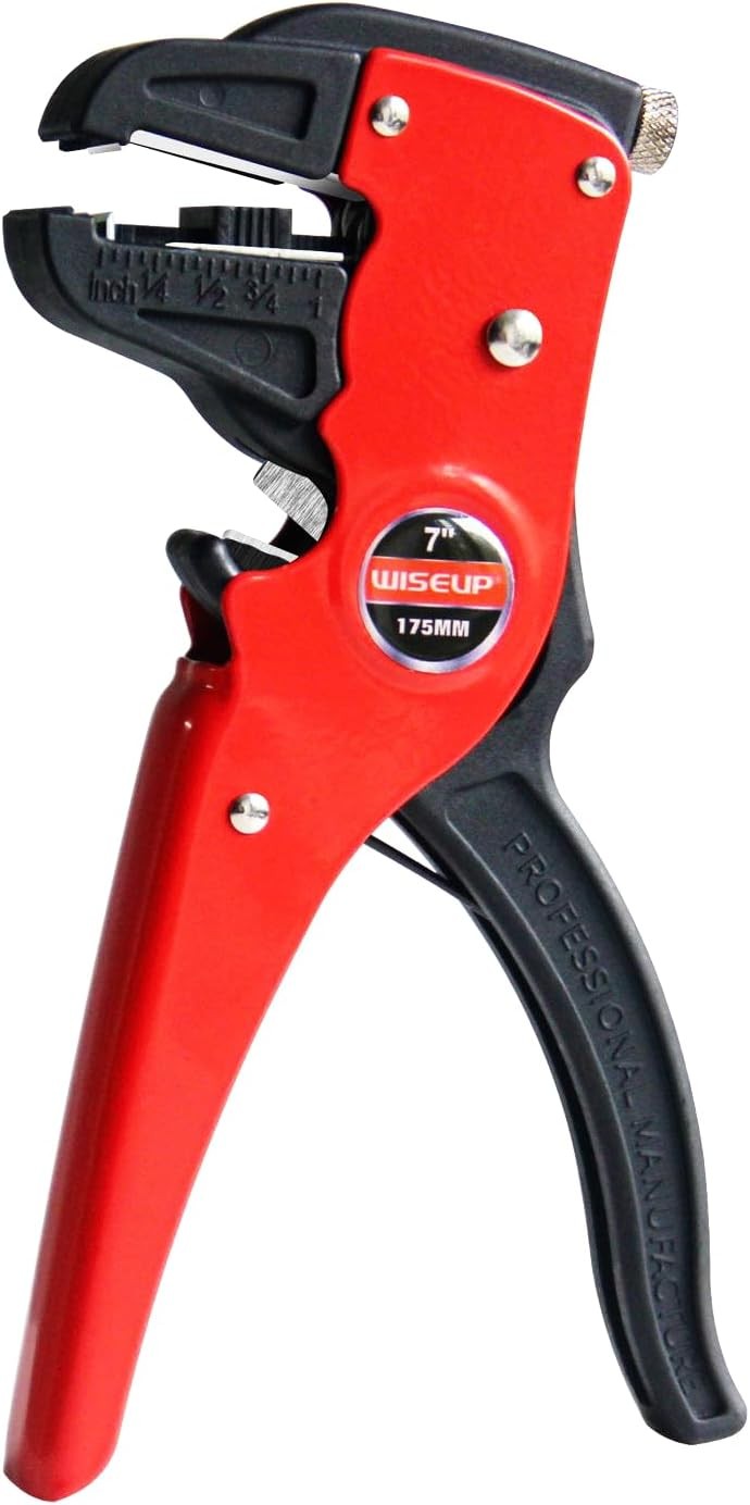 WISEUP Automatic Quick Strip Wire Stripper and Cutter,Eagle Nose Pliers