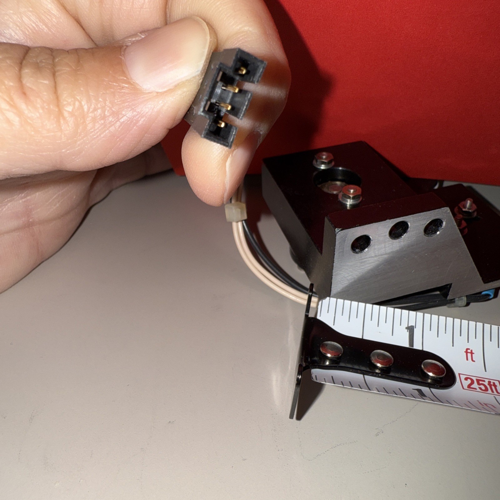 Precision Mechanical Assembly Component With Wiring