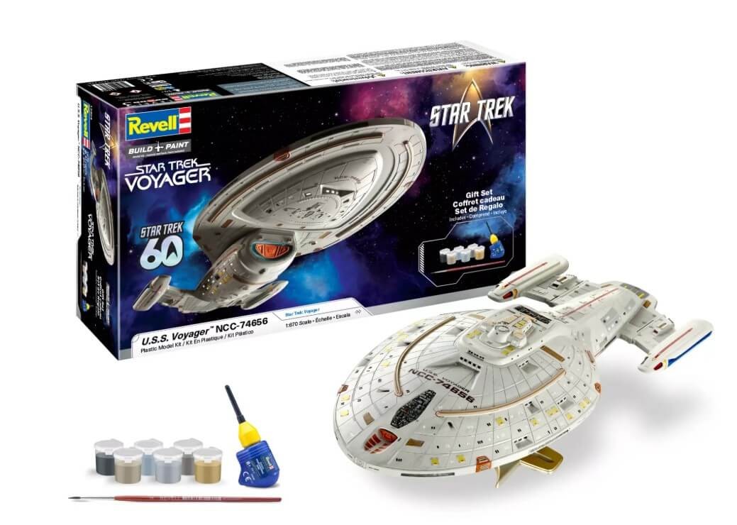 Revell 1/670 Scale Star Trek U.S.S. Voyager NCC-74656 Model Set 13604