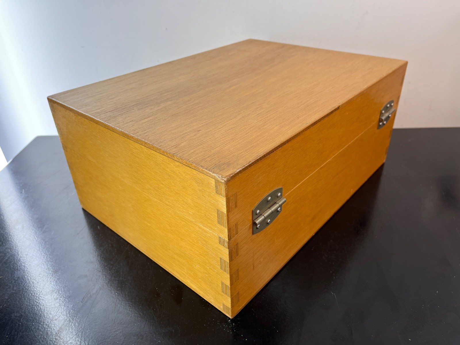 Olympus Wooden Microscope Accessories Box — Vintage