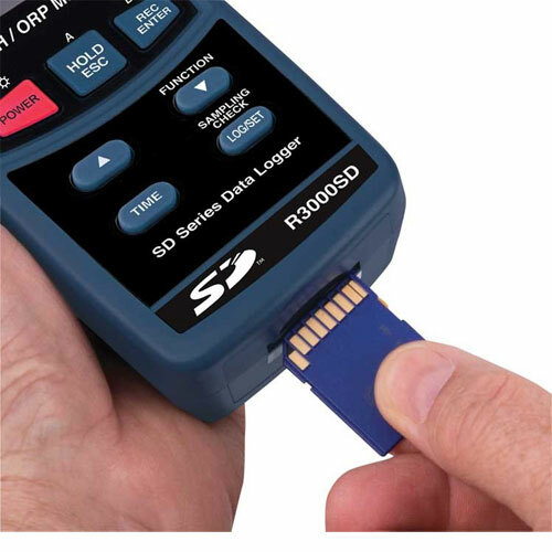 Reed Instruments R3000SD pH ORP Meter w/ SD Card Slot for Data Logging