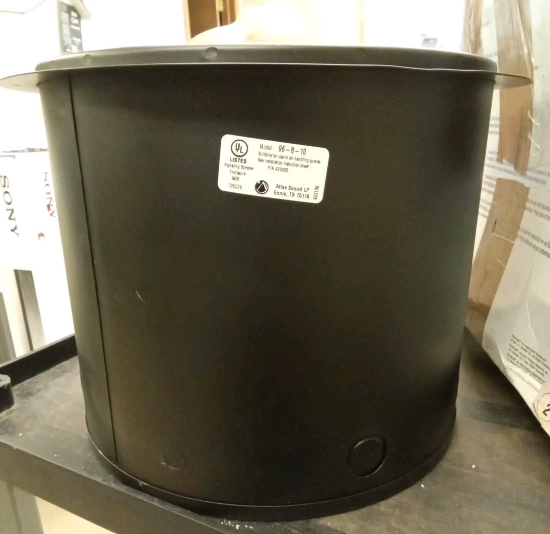 Atlas Signaling Speaker Enclosure Modle: 96-8-10 P/N 420805