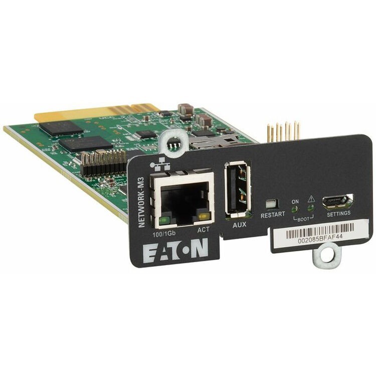 Eaton Gigabit Network-M3 Card for UPS and PDU 744-A4920 Rev:00 BRAND NEW IN BOX