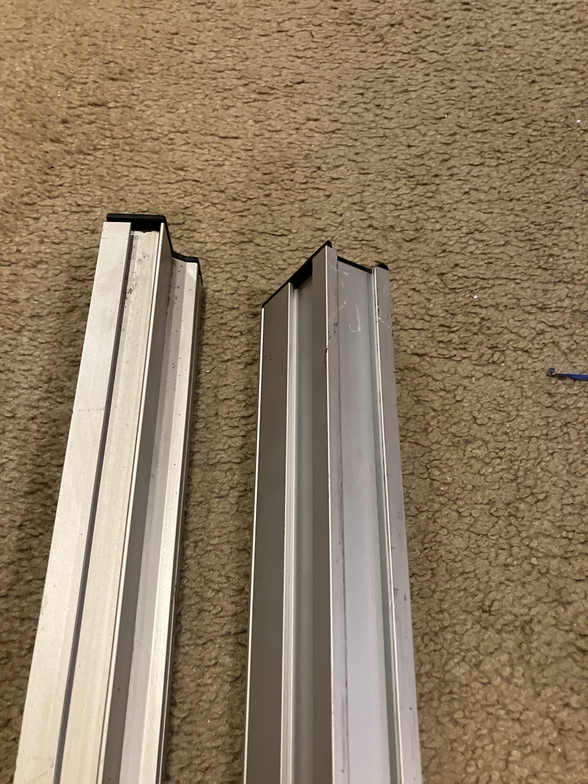 Ryobi 10" Table Saw BT3000 BT3100 Front & Back Rail Rails with locking knobs