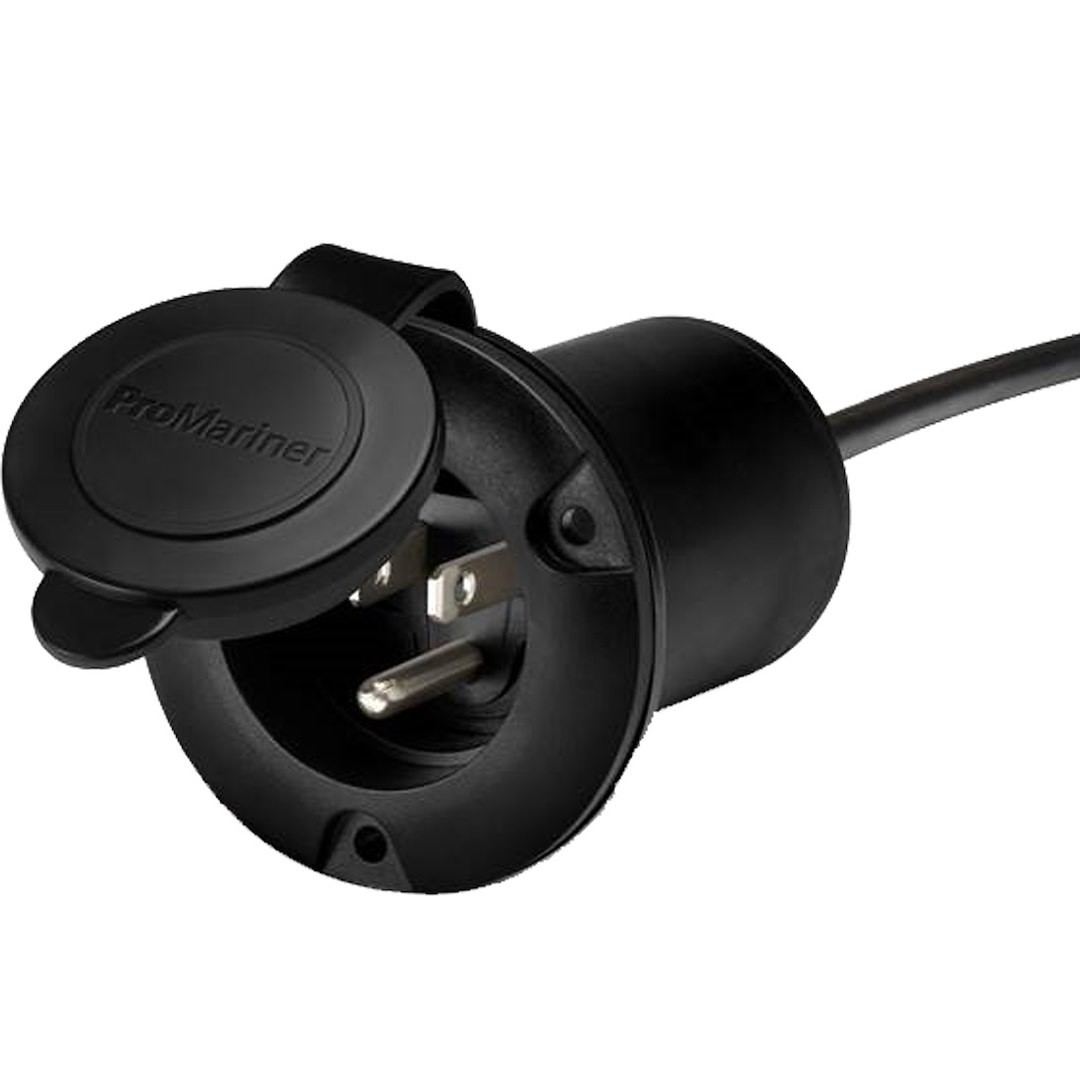 UNIVERSAL AC BCPLUG HOLDER - BLACK PRO MARINER 51300  Expedited Shipping