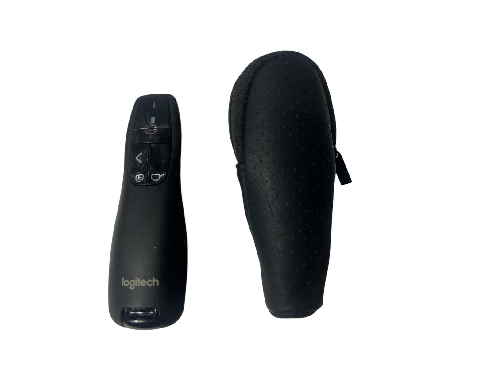Logitech R400 Wireless Presenter Remote USB Laser Pointer Slide Control-Tested