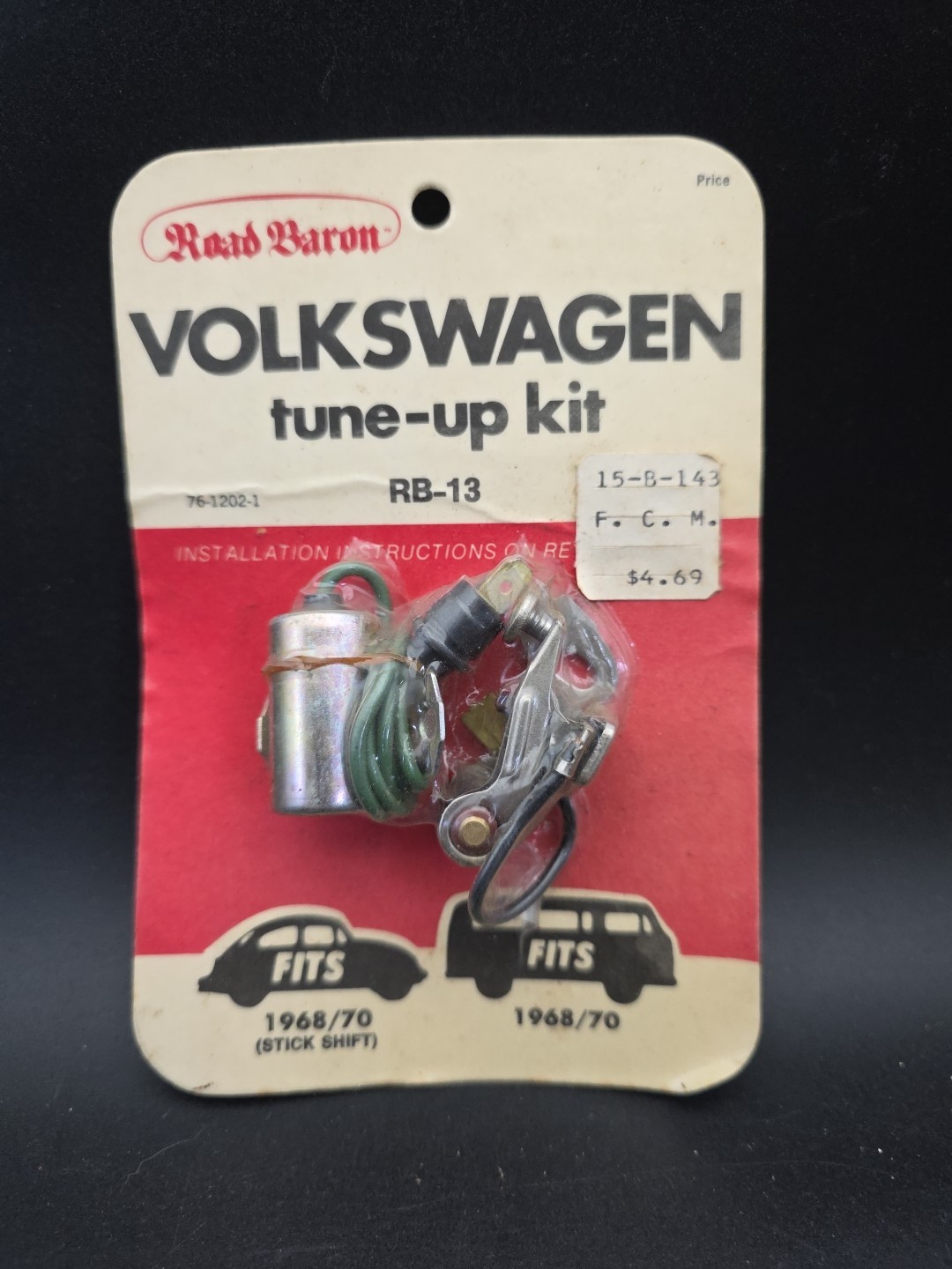Vintage NOS Volkswagen Road Baron RB-13 Tune Up Kit