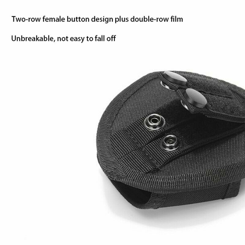 Handcuff Holder Pouch Universal Tactical Waist Pockets Quick Pull Handcuff Cover