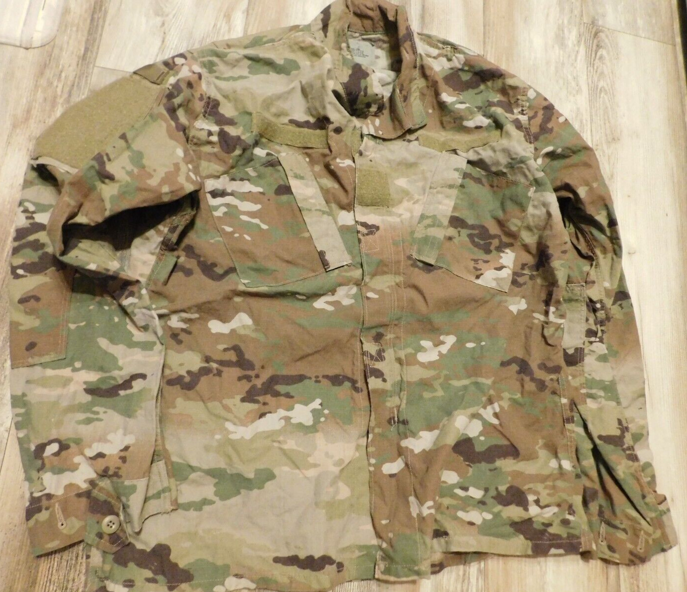 US ARMY OCP FLAME RESISTANT COAT SZ LARGE - LONG NEW
