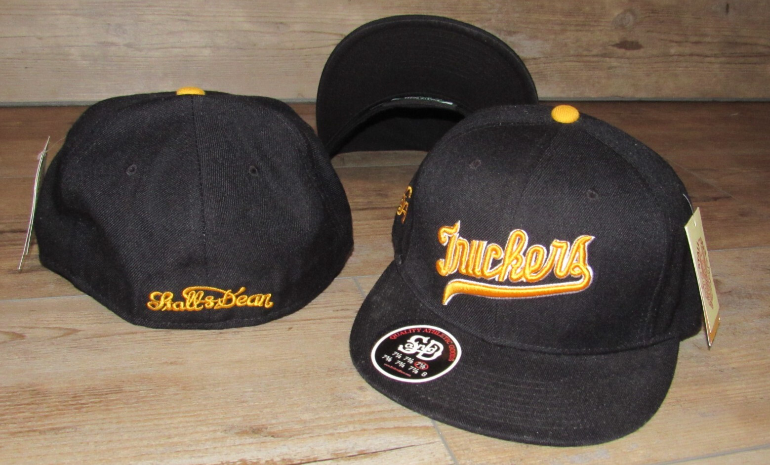 Cleveland Wenham Truckers Minor League Stall & Dean Fitted Hat Men's Size 7 1/4