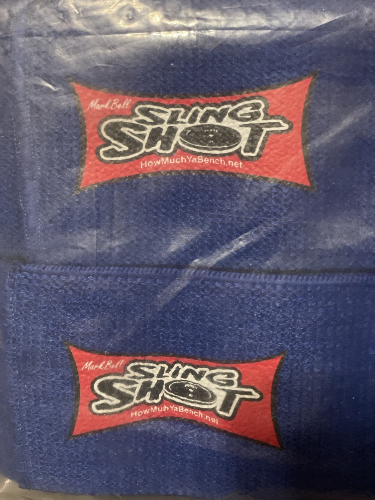 Sling Shot Knee Wraps by Mark Bell - 2 mtr - Blue