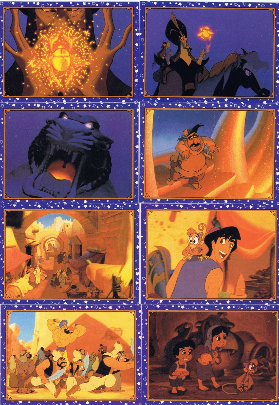 Aladdin by Panini in 1993 Singles.Look at the List. Cards $1 + discounts.