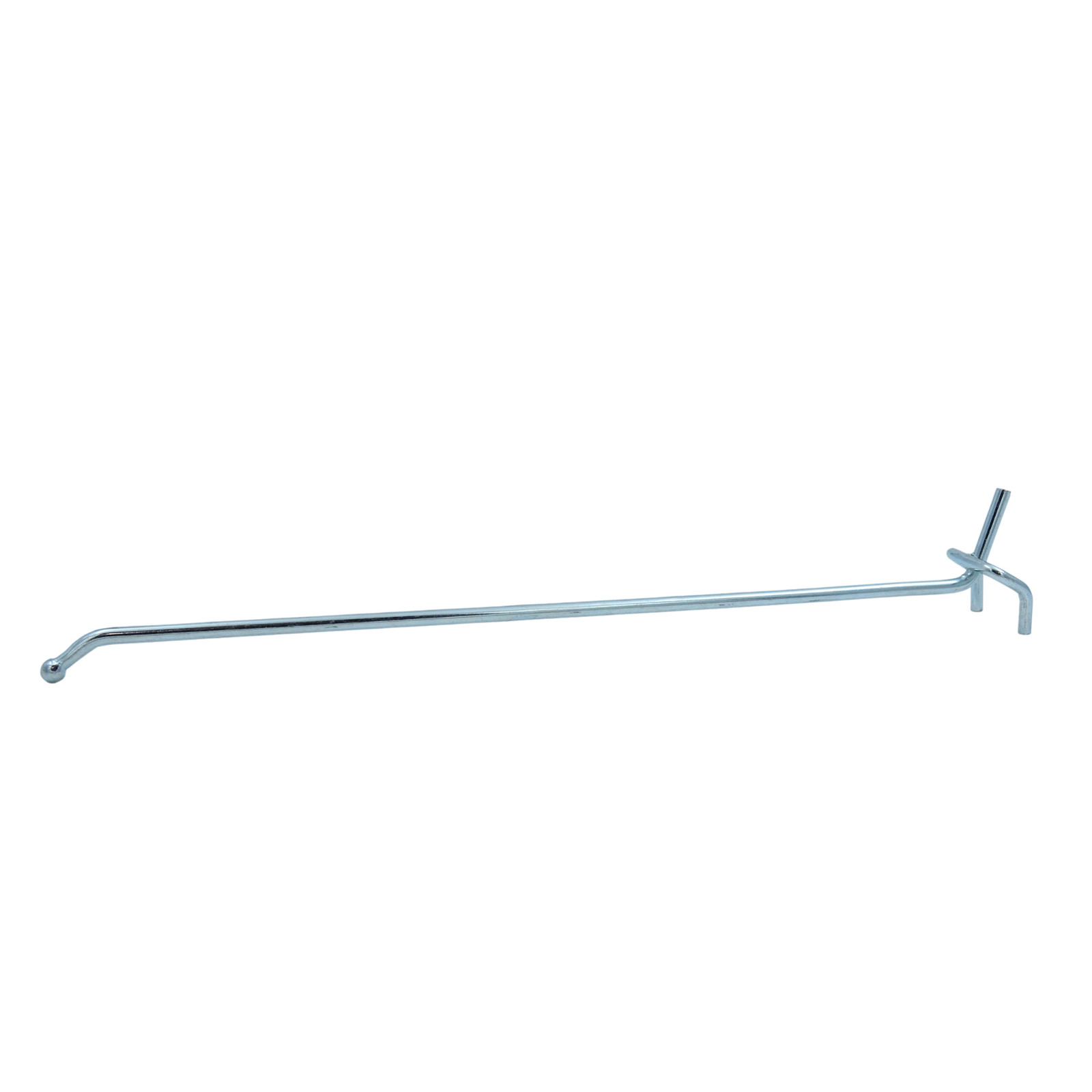 SSWBasics 10 Inch Chrome Pegboard Hooks - 20 Pack of Peg Board Hooks - Durable