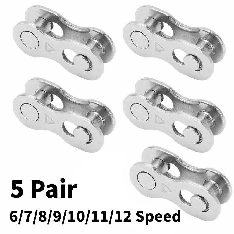 5 pcs Bike Chain Quick Links 6-12 Speed Master Link Road MTB Connector