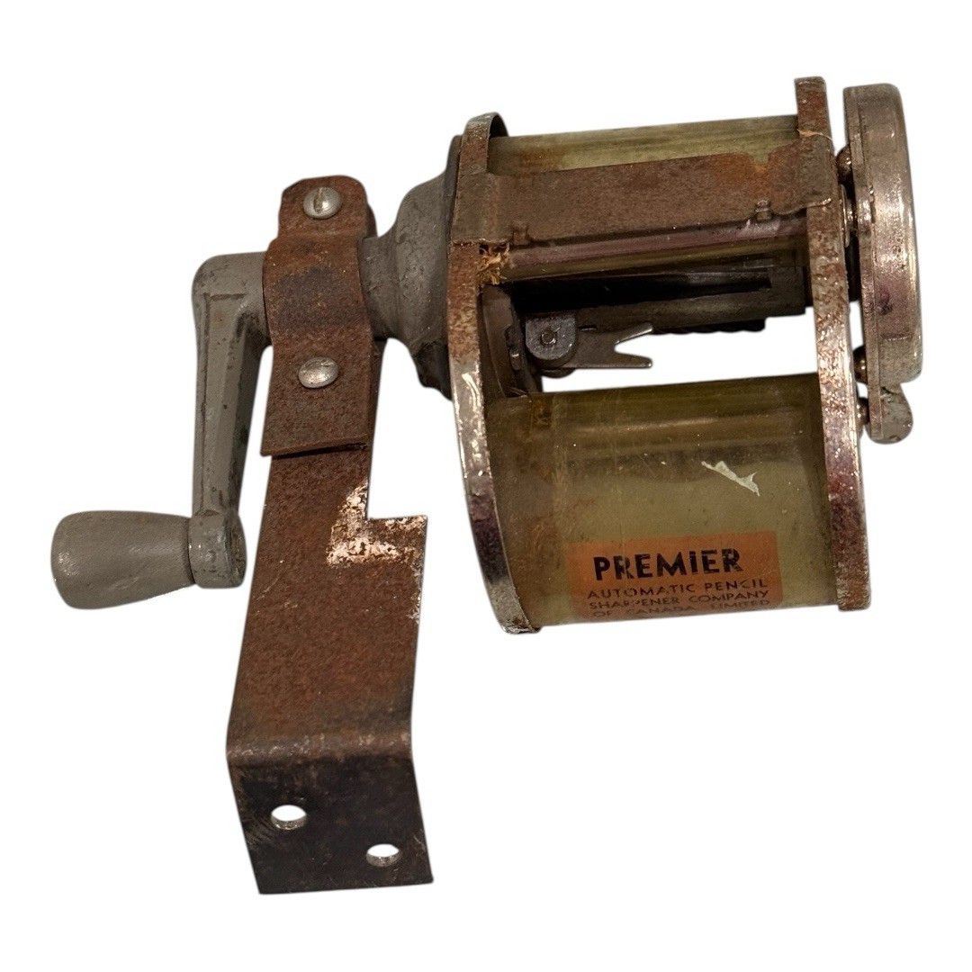 Vintage Apsco Premier Pencil Sharpener Wall Mount