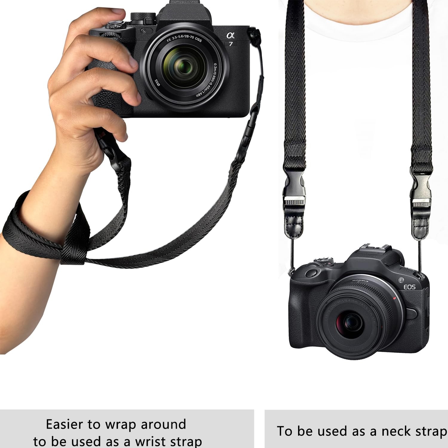 Camera Neck Straps Short,Binocular Strap with Quick Release Buckle,Washable,B...