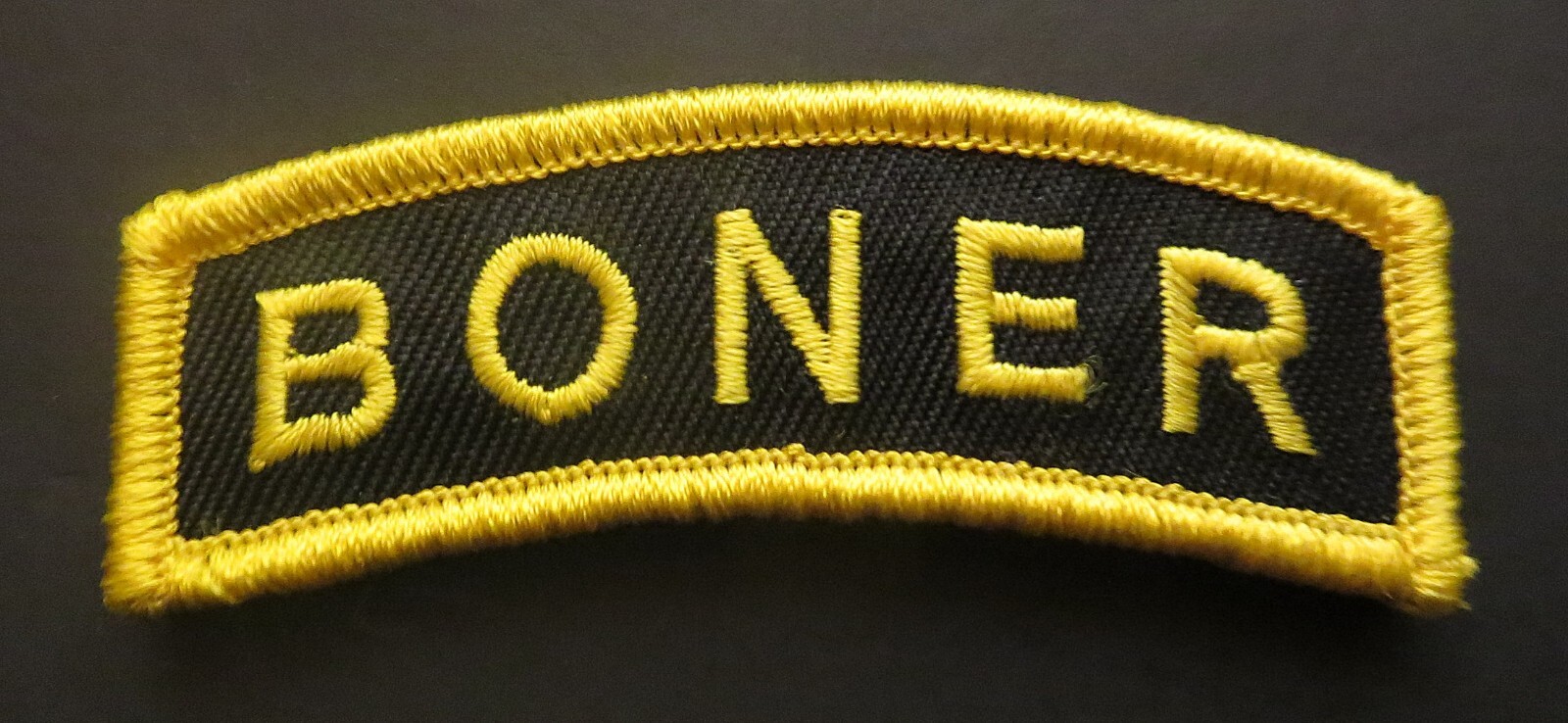NOVESKE RIFLEWORKS x TACHUNTFISH EMBROIDERED BONER PATCH NOT PIZZA BOIIS WRMFZY