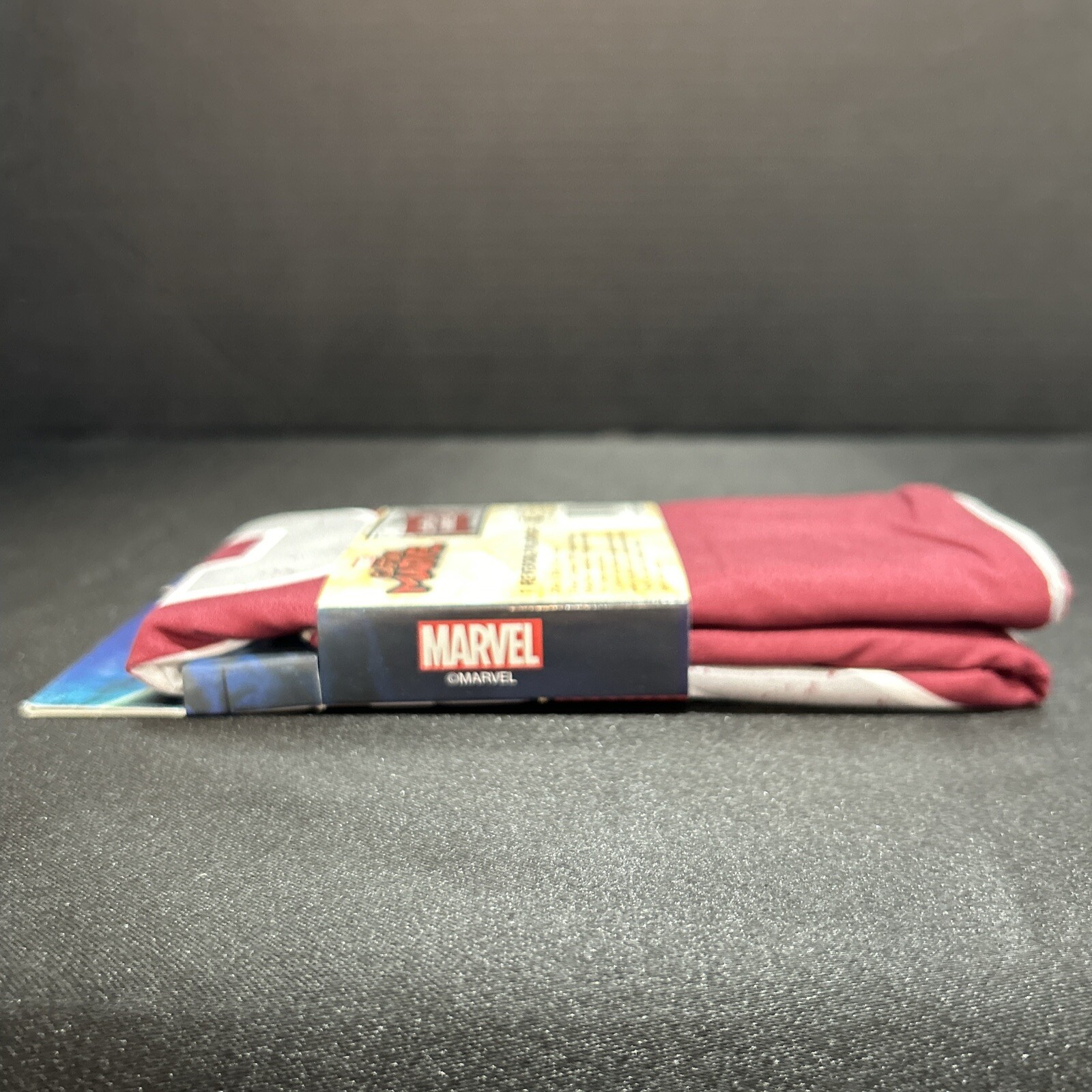 New ~ MARVEL Captain Marvel Reversible Pillowcase (20” x 30”) Red and Gray