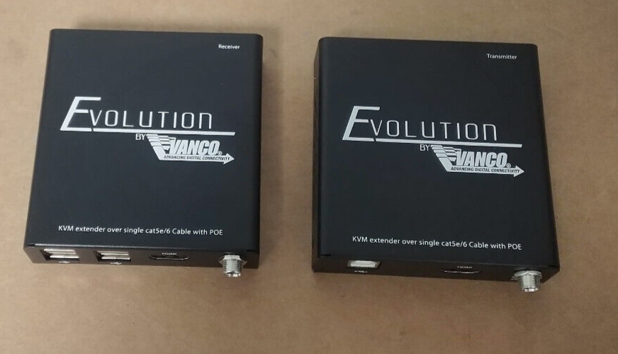 Vanco Evolution HDMI Extender with KVM and Power Over Ethernet #J432