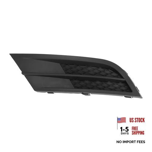 1pc Fog Light Grill for Volkswagen Jetta 2015-2018 Durable ABS Black Front